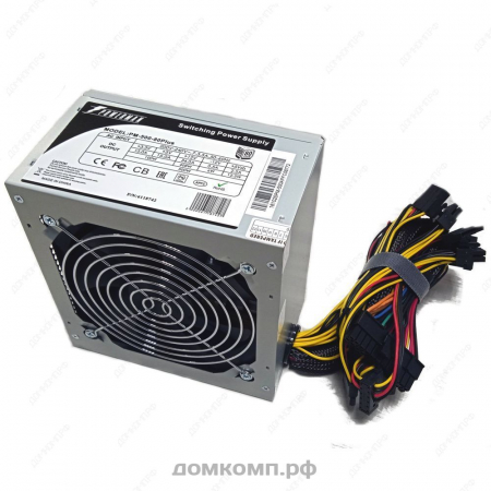 Блок питания 500 Вт PowerMan PM-500ATX 80Plus недорого. домкомп.рф